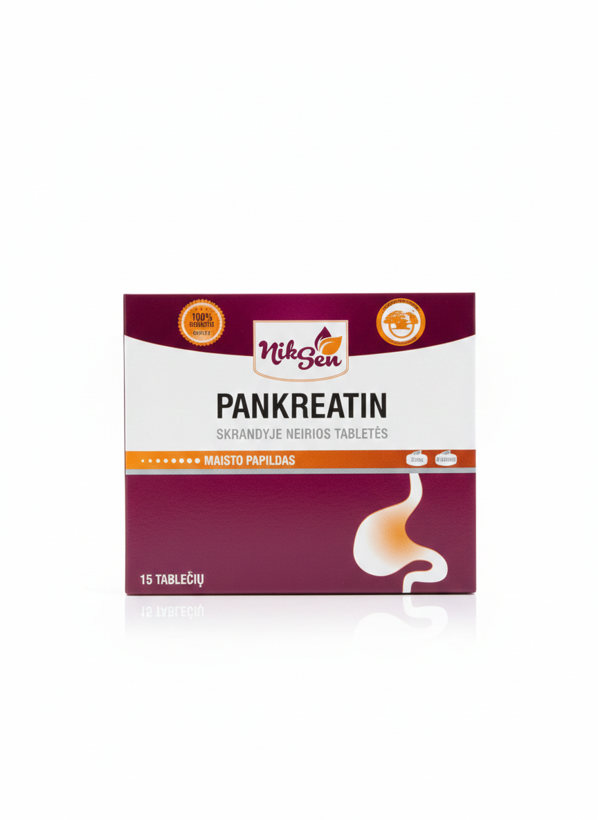 Pankreatin Tablets – 15 Tablets