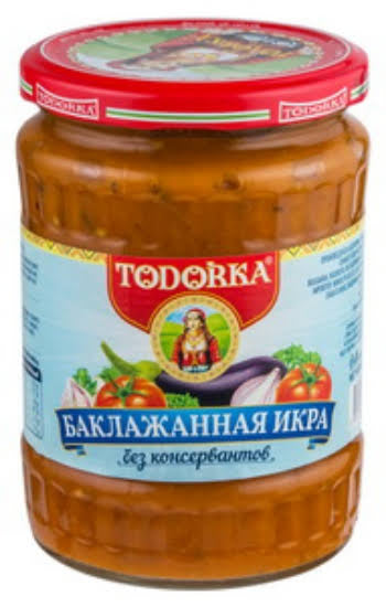 Todorka Eggplant Spread (Баклажанная Икра) – 480g