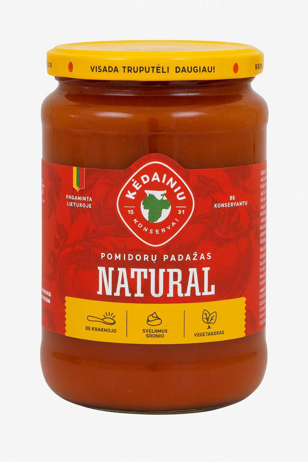 Kėdainių Natural Tomato Sauce – Traditional & Pure