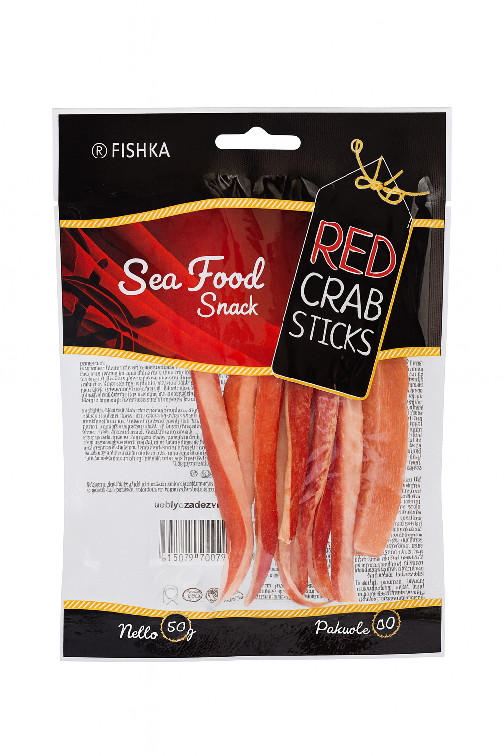 π¦ Fishka β Red Crab Sticks (Seafood Snack)