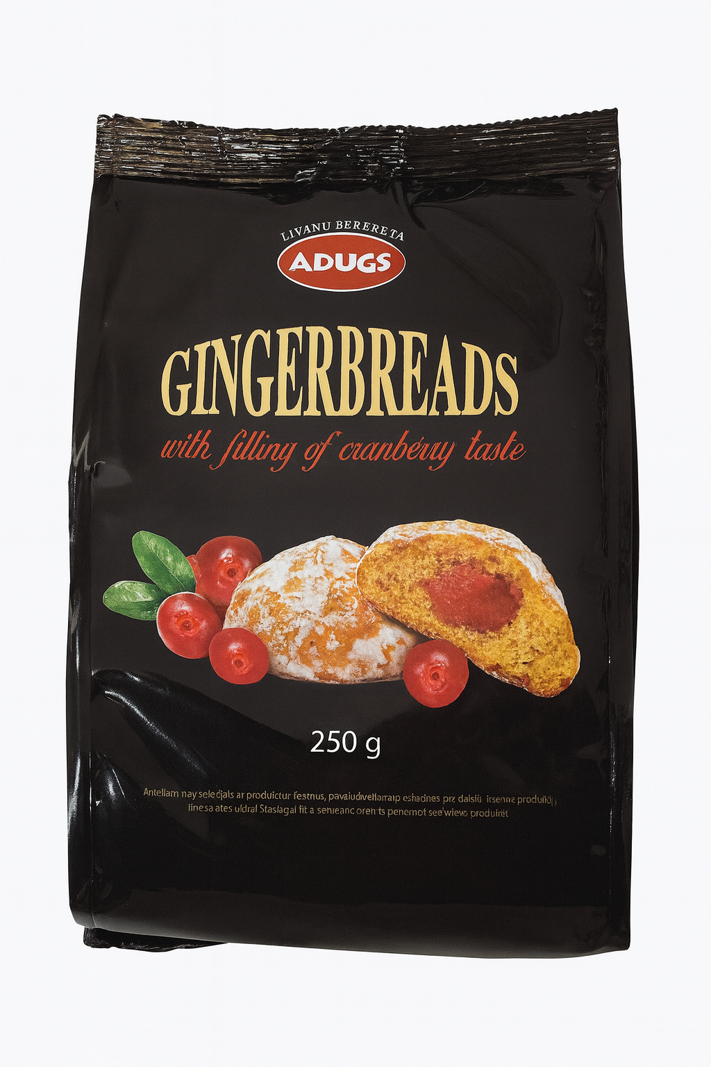 🍪 ADUGS – Gingerbreads with Cranberry Filling (250 g)