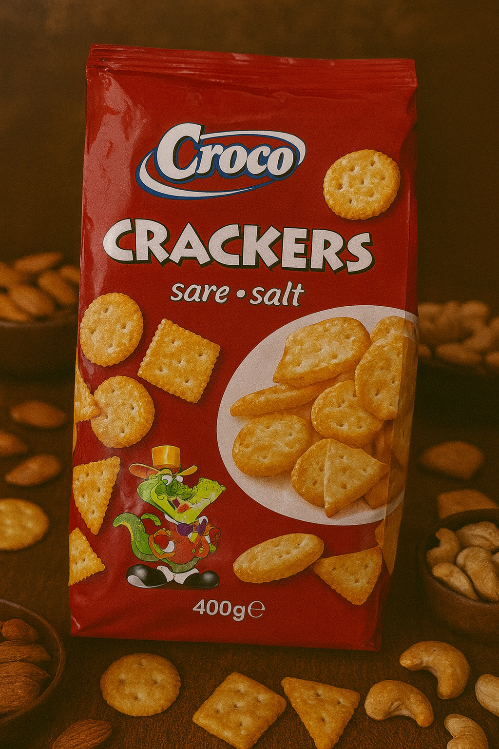 š§ Croco ā Salted Crackers (400 g)