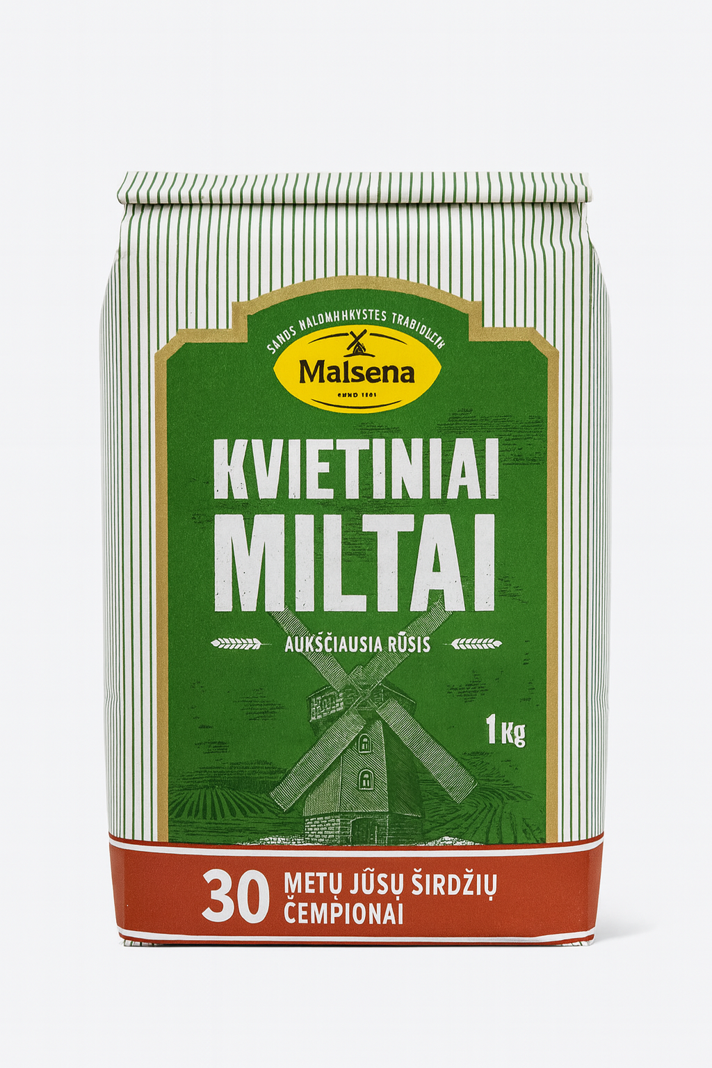 Malsena Kvietiniai Miltai – Premium Wheat Flour (1kg)