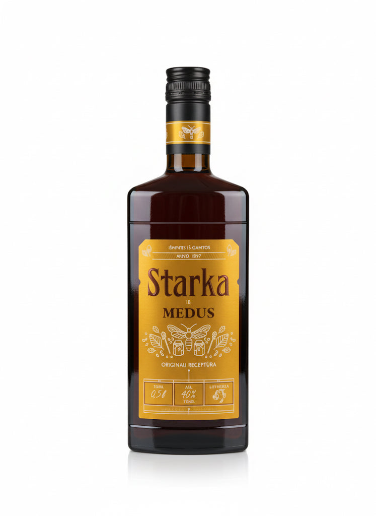 Starka Medus – Honey-Infused Baltic Spirit (40%)