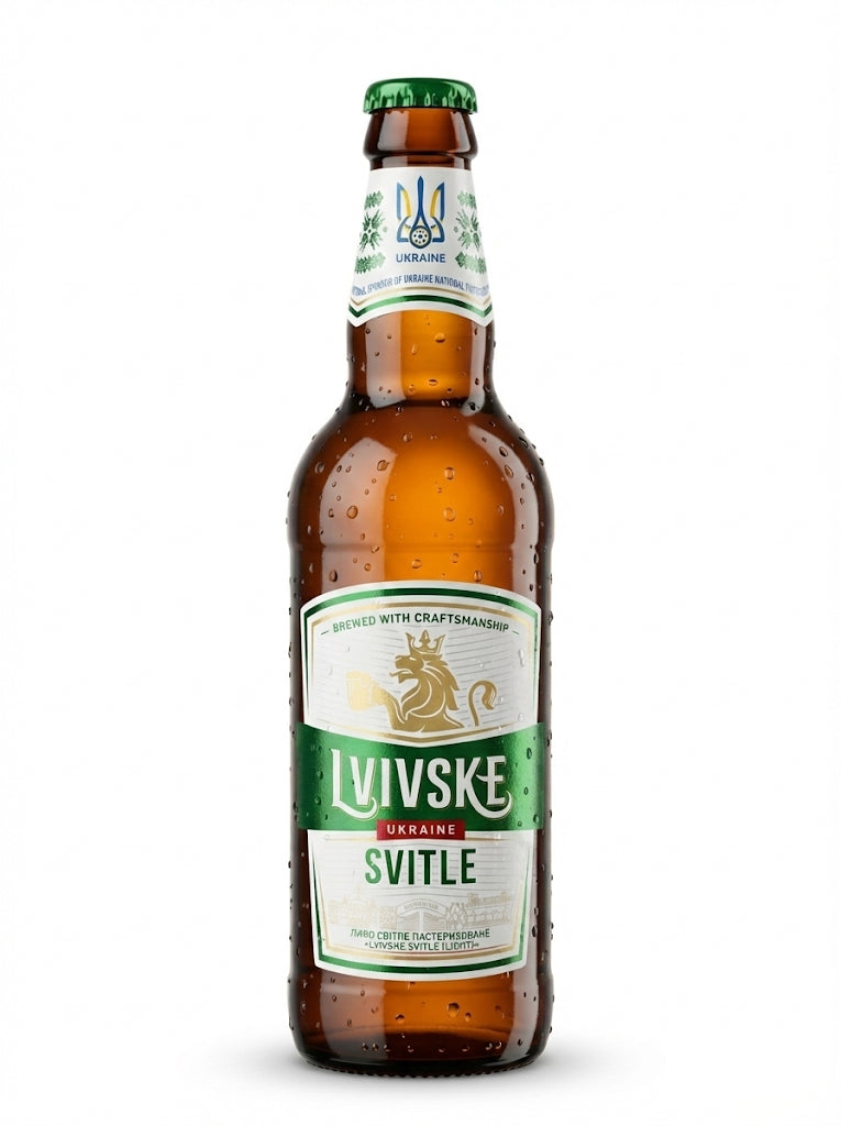 Lvivske Svitle (Light) – Authentic Premium Ukrainian Lager Beer