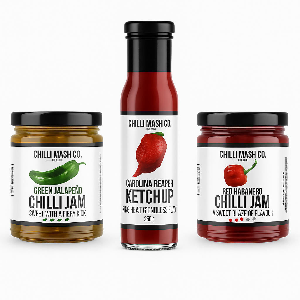 Chilli Jams and hot sauce