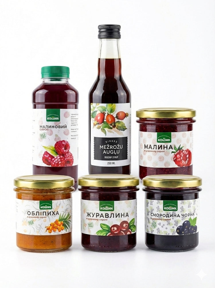 🍯 Organic Homemade Jams & Fruit Syrups – Pure Taste From Nature