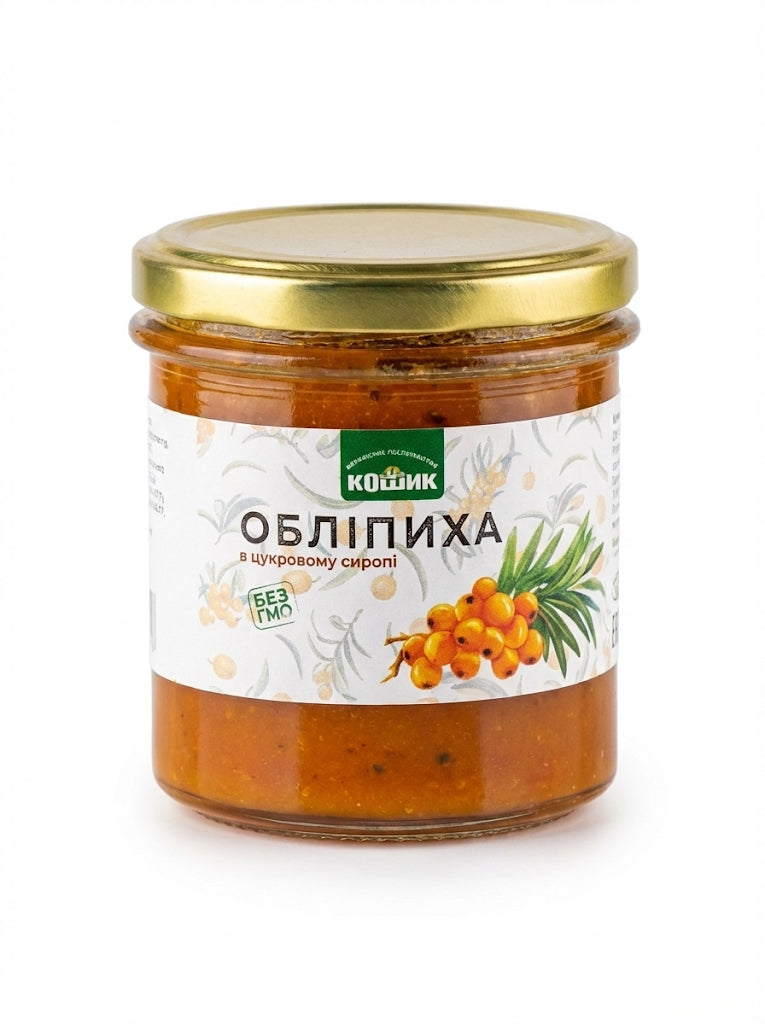 Кошик Organic Sea Buckthorn Jam – Premium Ukrainian Superfood Preserve