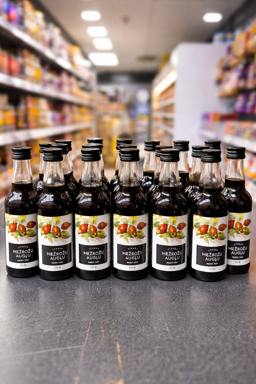 MAK Organic Ukrainian Rosehip Syrup 500g natural fruit syrup package