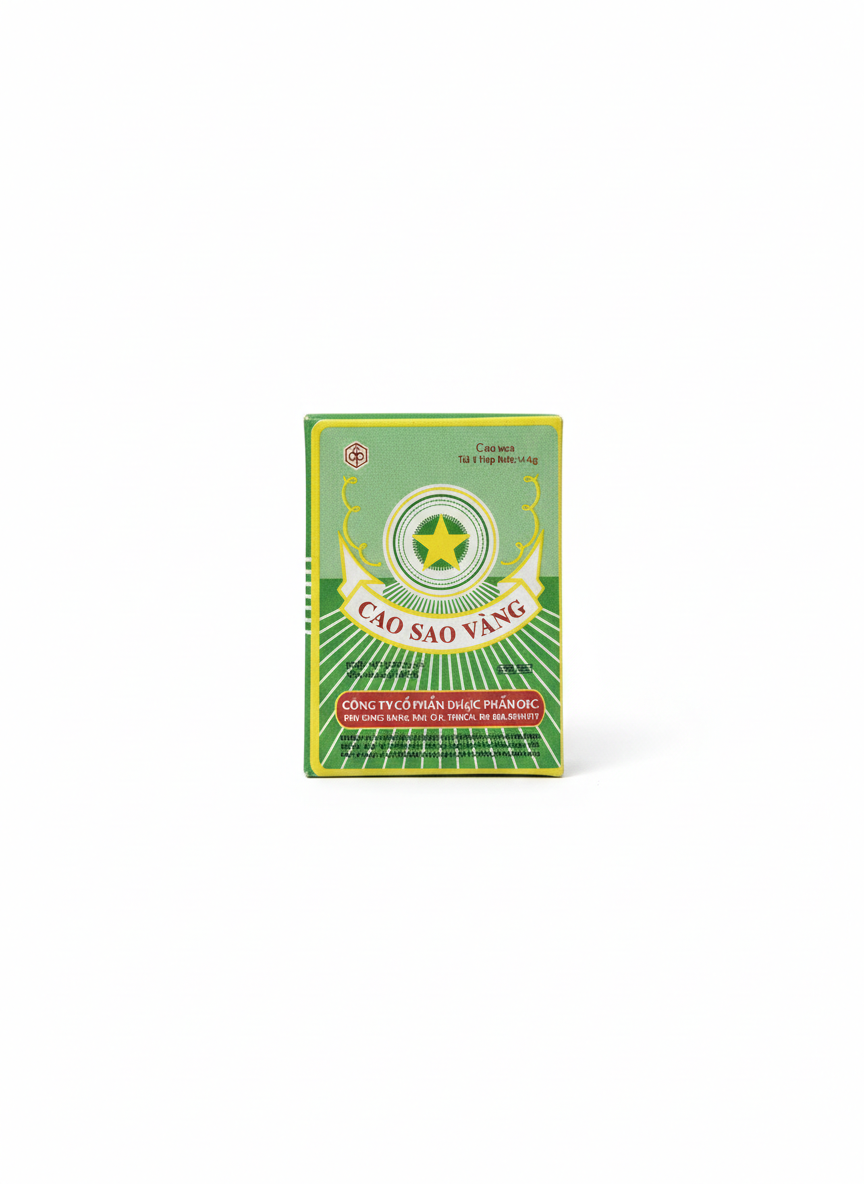 MAK Golden Star Balm Herbal Balm 4g traditional aromatic external use package