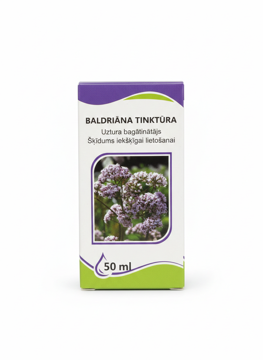 Valerian Root Tincture – Herbal Food Supplement (50ml)