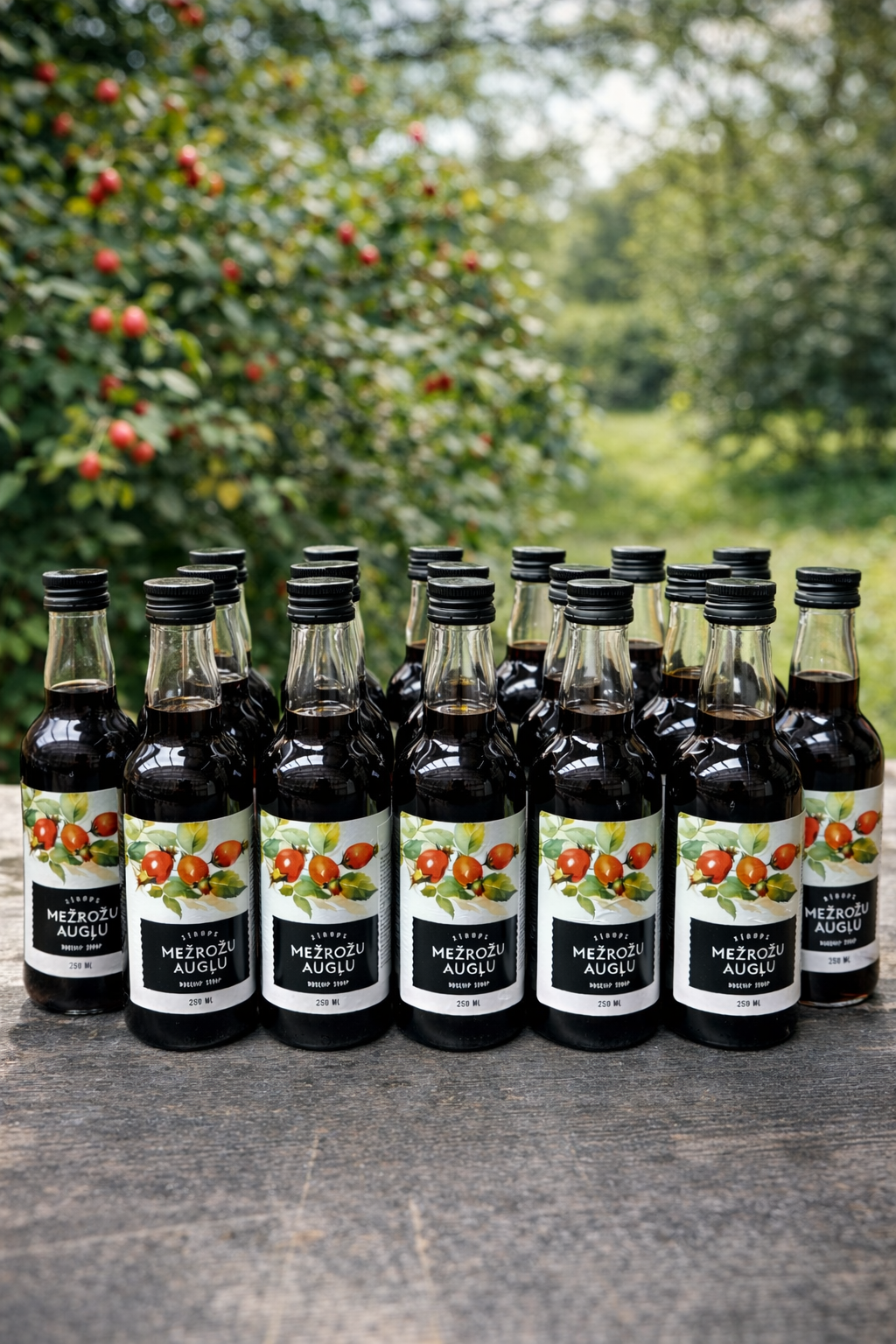 MAK Organic Ukrainian Rosehip Syrup 500g natural fruit syrup package