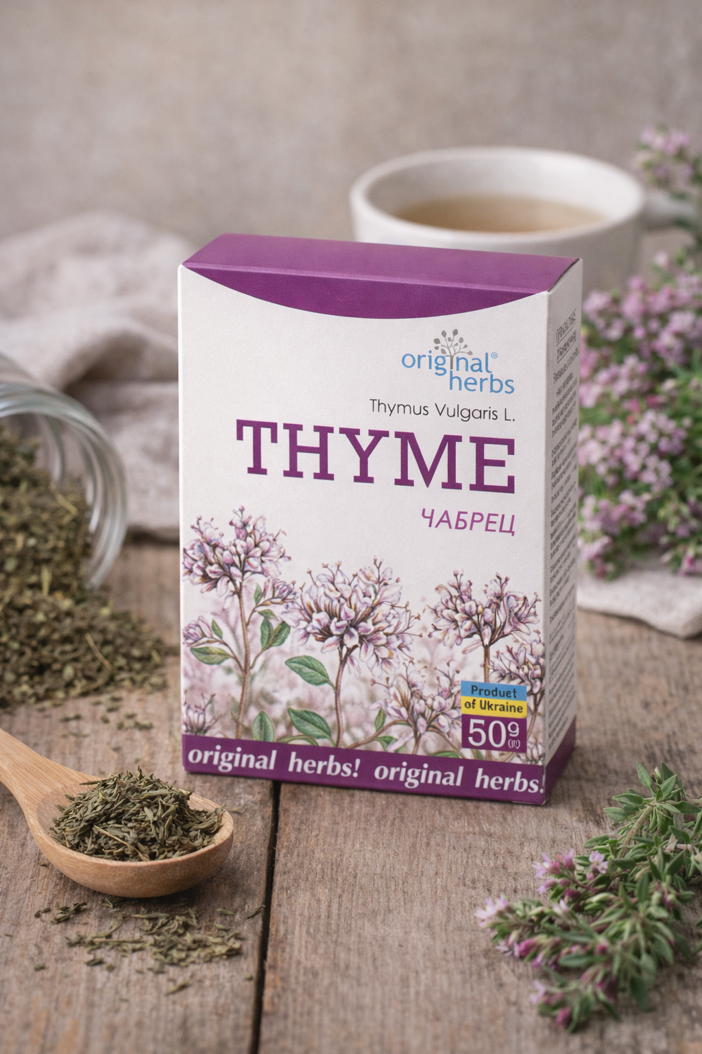 🌿 Thyme Herbal Tea – Original Herbs – 50g