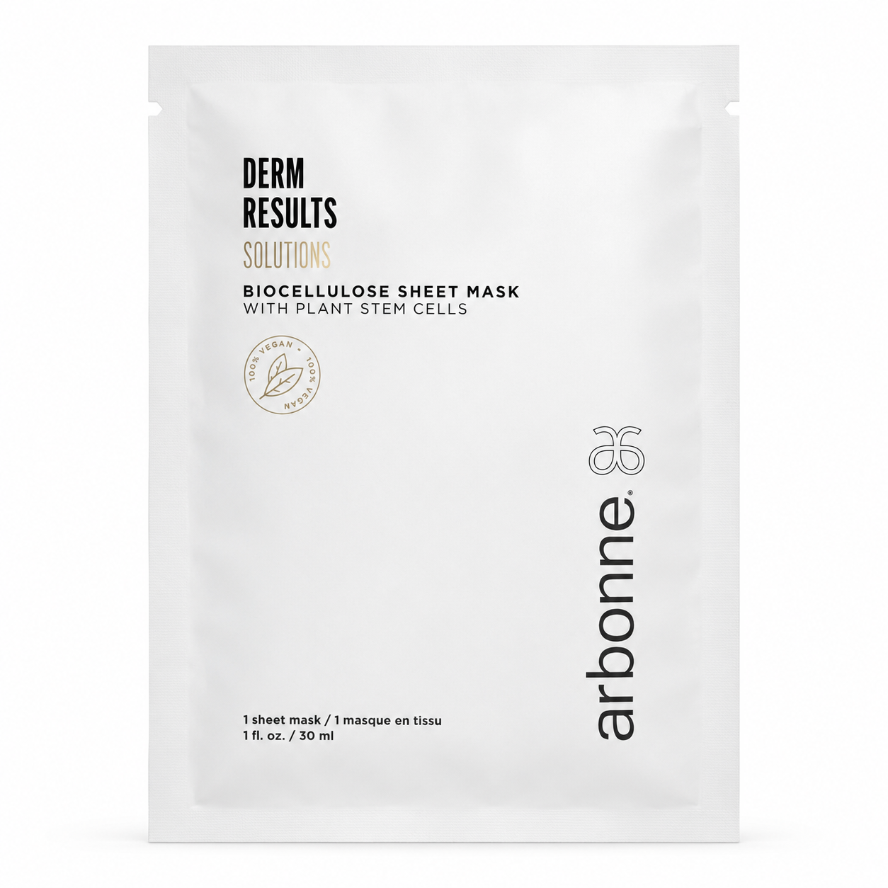 Arbonne Derm Results Solutions Biocellulose Sheet Mask – Bundle of 2