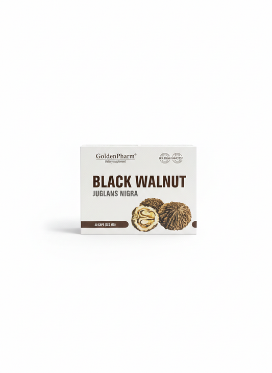 Black Walnut (Juglans Nigra) Capsules – 30 Capsules | Herbal Dietary Supplement
