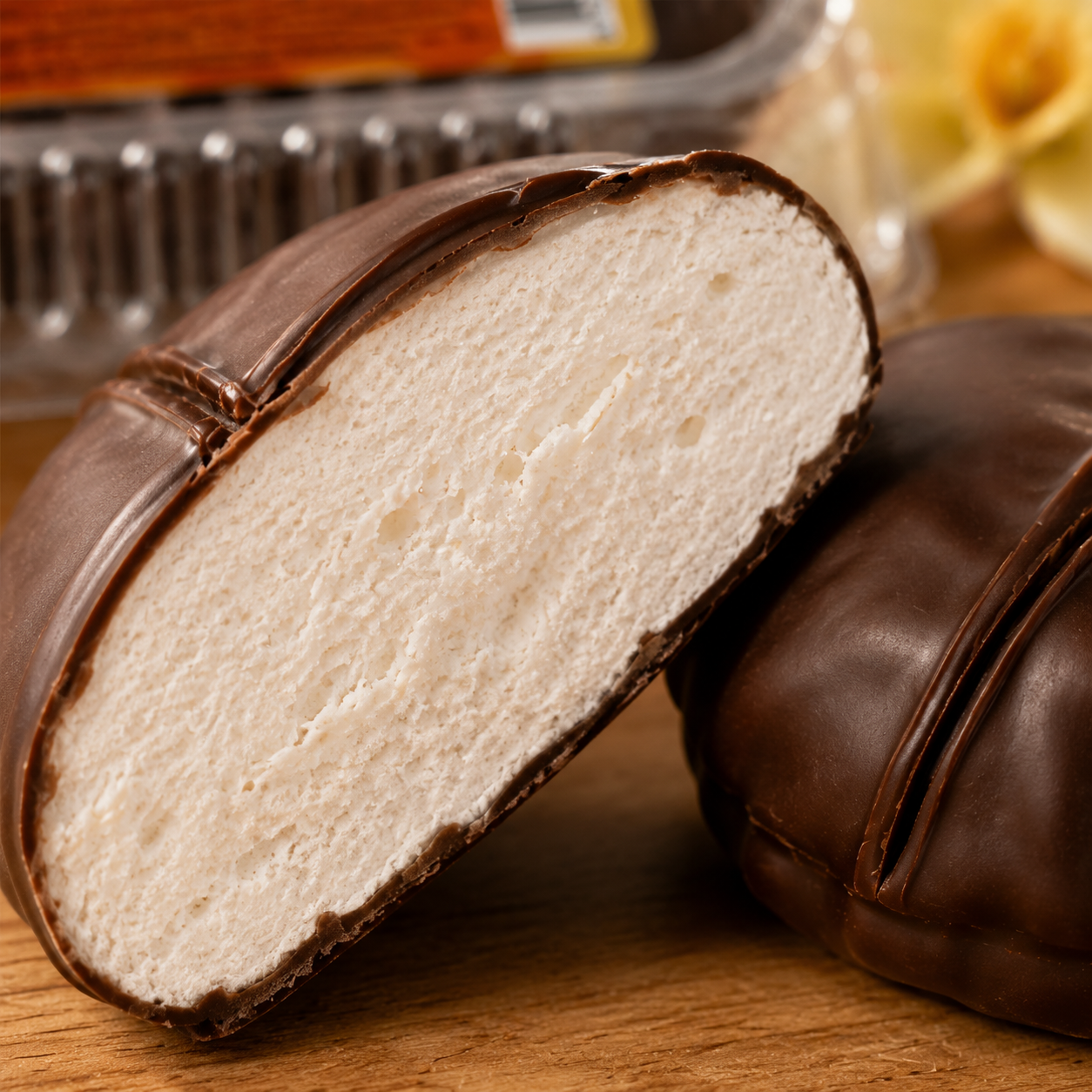 🍫 Soft, fluffy and covered in chocolate — a classic treat that’s difficult to resist!