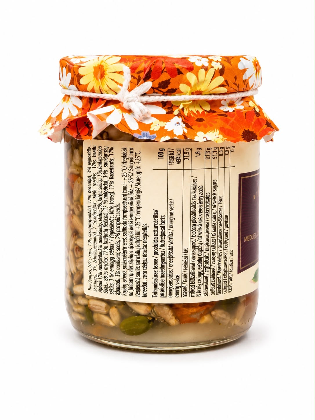 Vinnis “Perija” Honey Delicacy with Nuts and Seeds – 180g