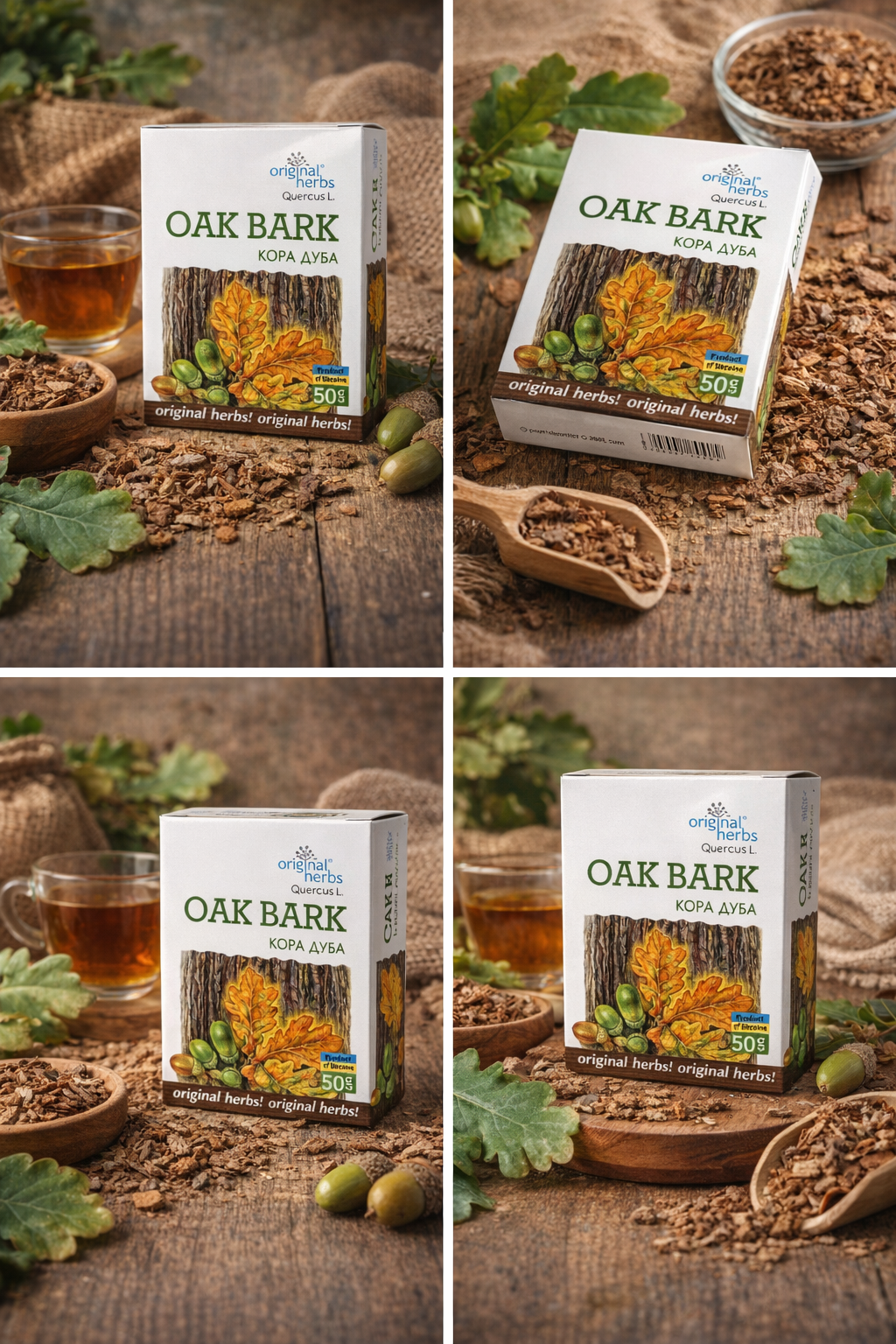 MAK Oak Bark Herbal Tea Herbal Supplement 50g Traditional Wellness package