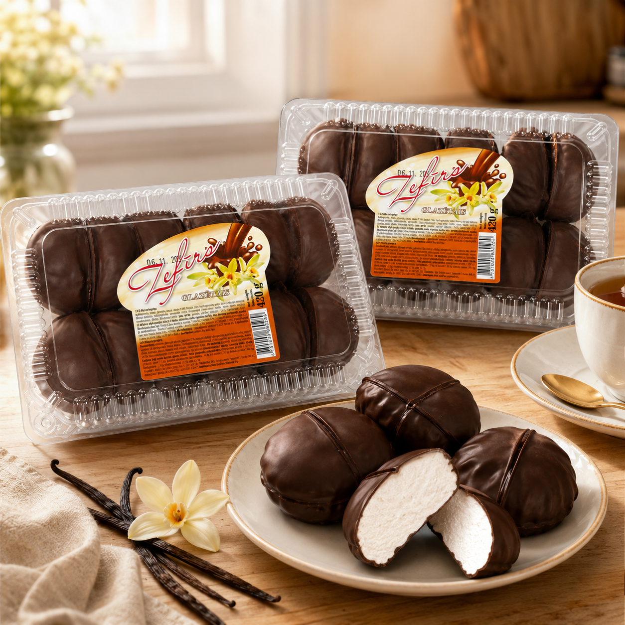 🍫 Soft, fluffy and covered in chocolate — a classic treat that’s difficult to resist!