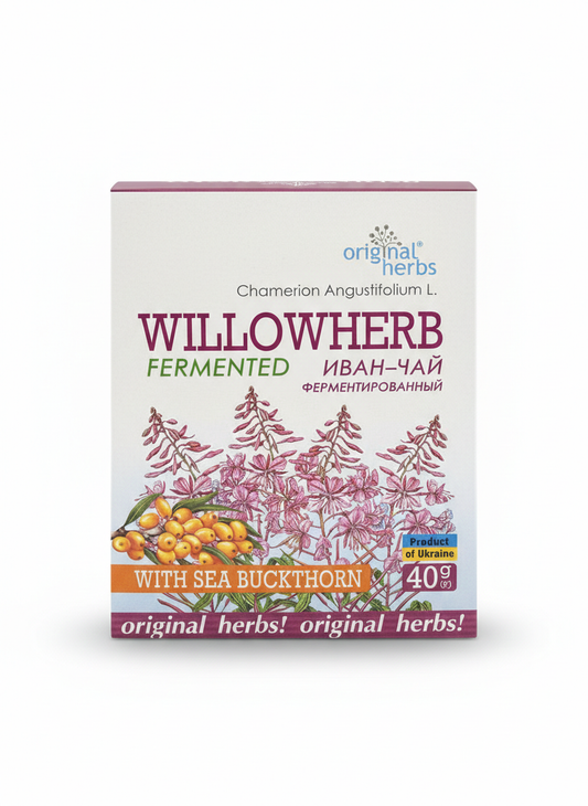Willowherb Fermented Herbal Tea with Sea Buckthorn – Caffeine Free | 40g