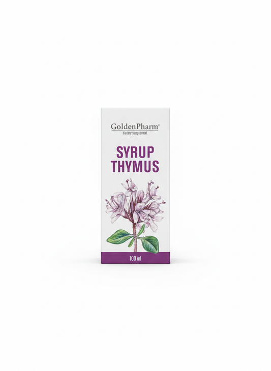 Thymus Syrup (Thyme Syrup) – 100 ml | Herbal Respiratory & Immune Support