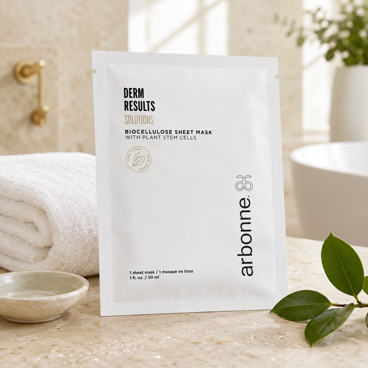 Arbonne Derm Results Solutions Biocellulose Sheet Mask – Bundle of 2