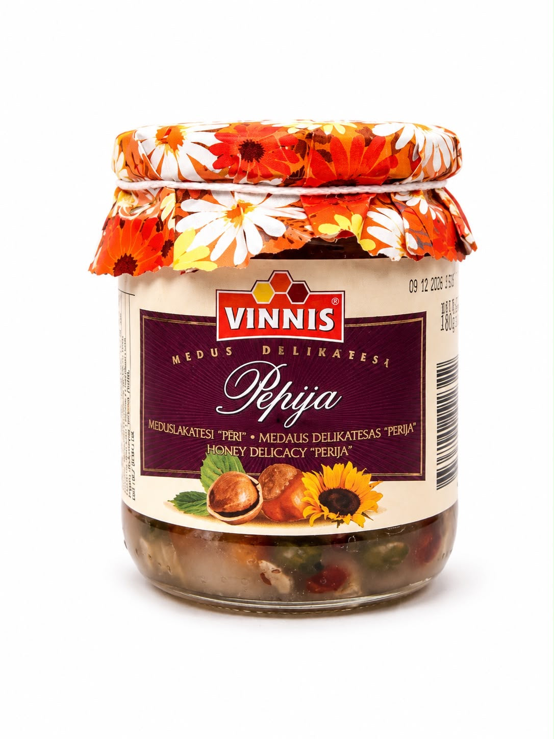 Vinnis “Perija” Honey Delicacy with Nuts and Seeds – 180g