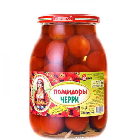 Todorka Pickled Cherry Tomatoes (Помидоры Черри) – 1L