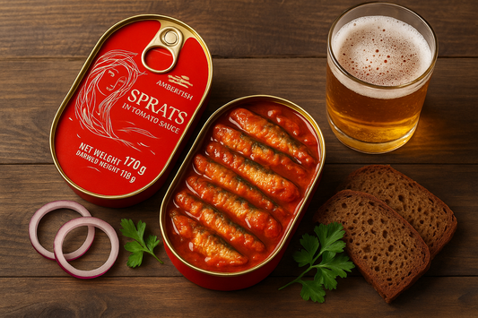 Amber fish sprats in tomato sauce 170g