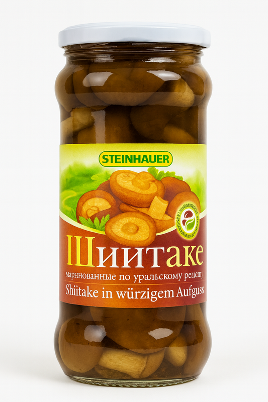 Steinhauer Shiitake Mushrooms in Spiced Marinade (Шиитаке)