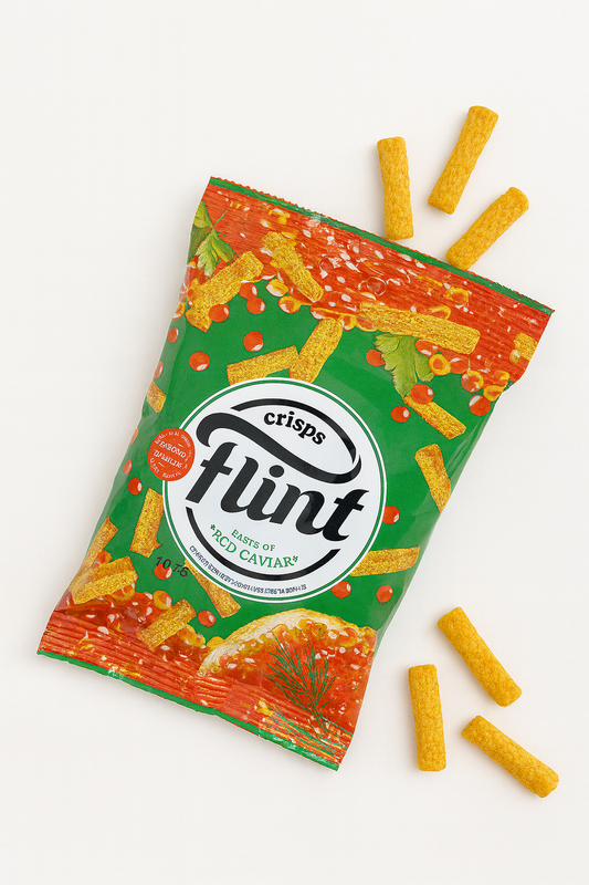 Flint Crisps – Red Caviar Flavor (70g)
