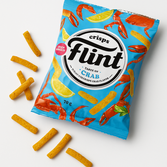 Flint Crisps – Crab Flavor (70g)