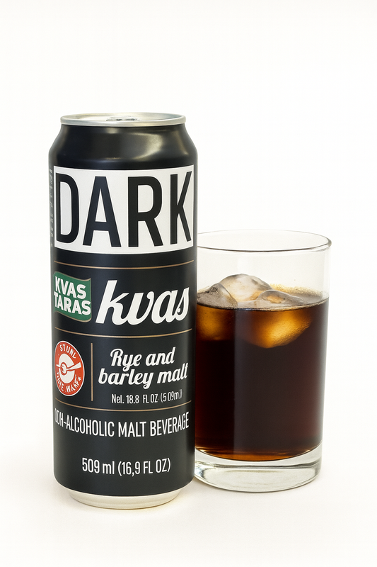 Kvas Taras Dark Kvass – 500ml Can