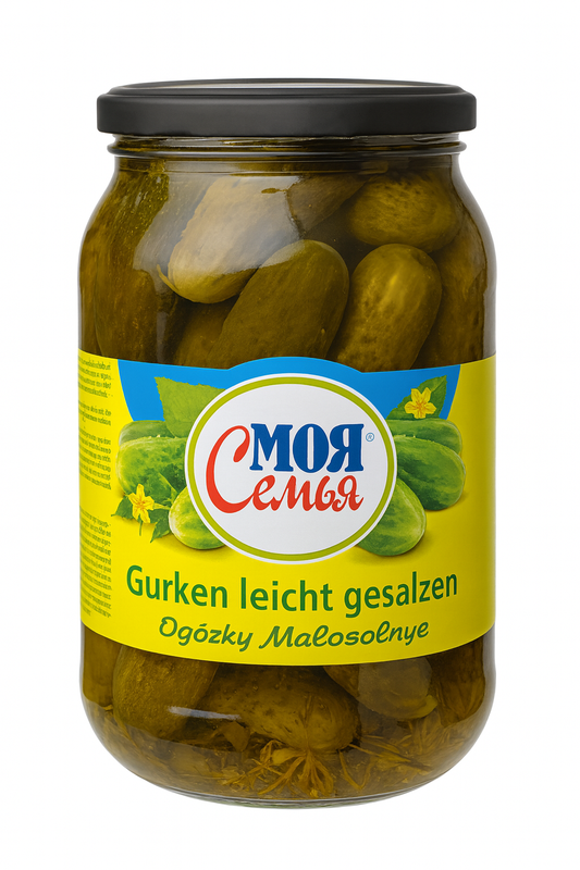 🥒 Lightly Salted Cucumbers “Gurken leicht gesalzen” – 720g