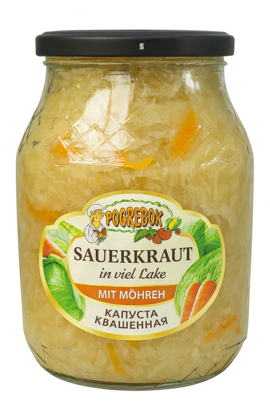 🥬 Pogrebok – Sauerkraut with Carrots 850g / 500g