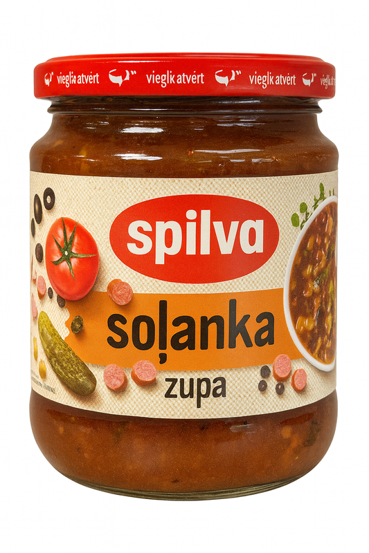 🍲 Spilva – Soļanka Zupa (Solyanka Soup) 480g