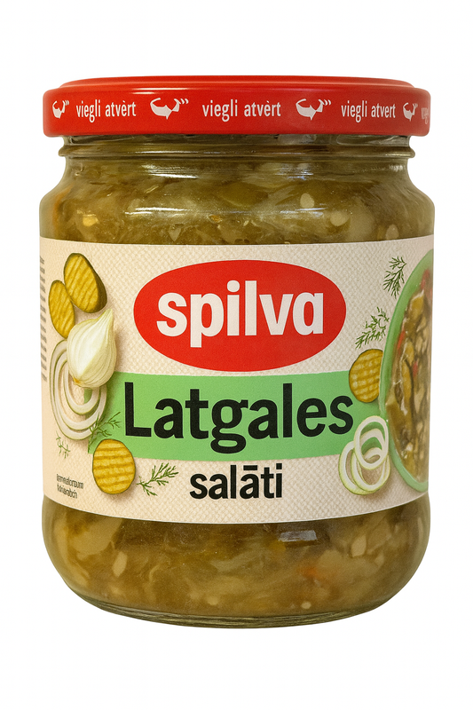 🥒 Spilva – Latgales Salāti (Latgalian Vegetable Salad) 480g