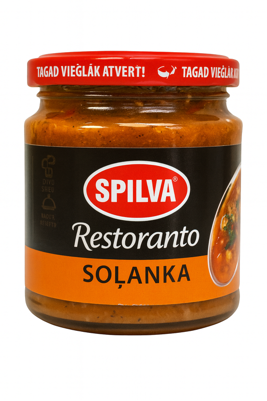 🍲 Spilva – Restoranto Soļanka (Restaurant-Style Solyanka Soup) 480g