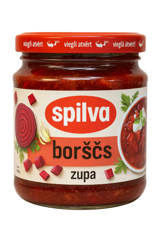 🥣 Spilva – Borščs Zupa (Borscht Soup) 480g