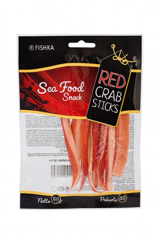 🦀 Fishka – Red Crab Sticks (Seafood Snack)
