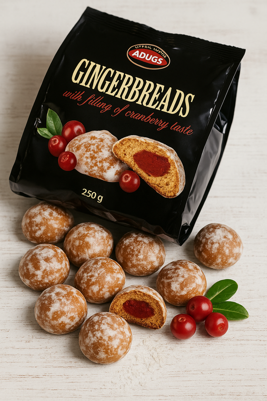 🍪 ADUGS – Gingerbreads with Cranberry Filling (250 g)