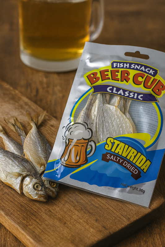🍺 Beer Club – Stavrida Salty Dried Fish Snack