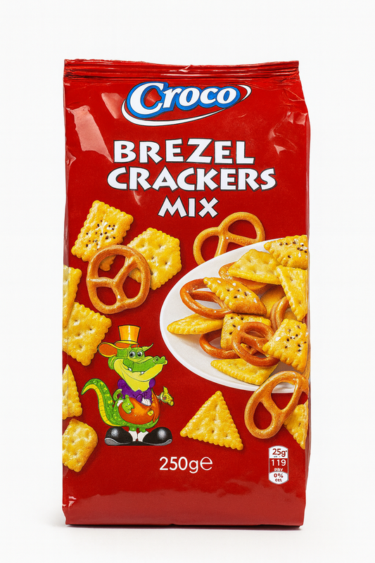 🥨 Croco – Brezel Crackers Mix (250 g)