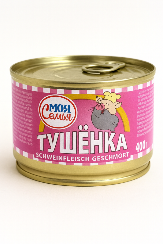 🥩 My Family – Stewed Pork (Тушёнка) 400 g