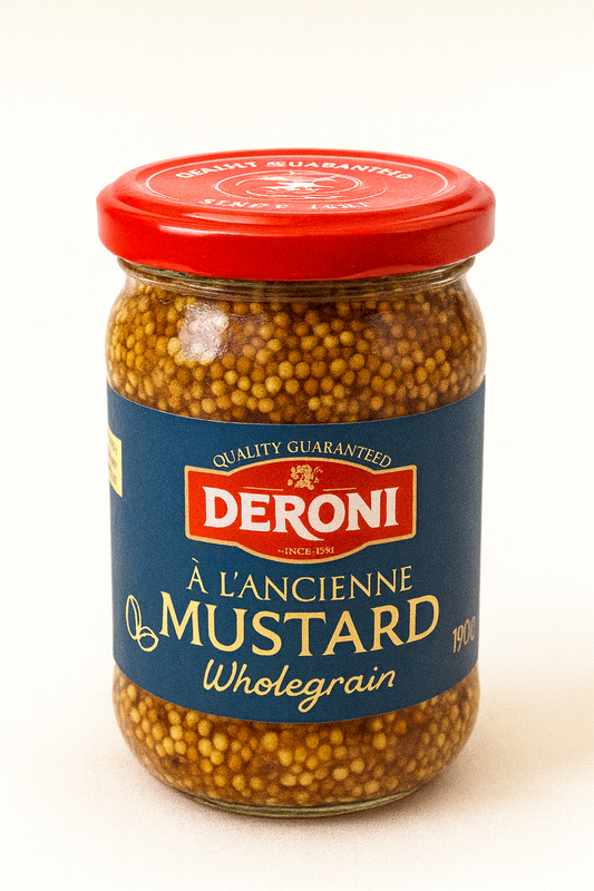 🥄 Deroni – Wholegrain Mustard À l’Ancienne (190 g)