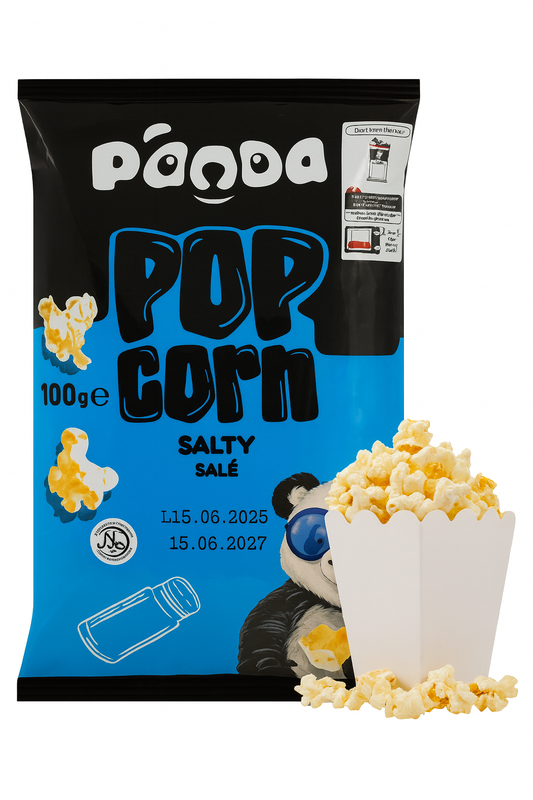 Panda Salty Popcorn (100g)