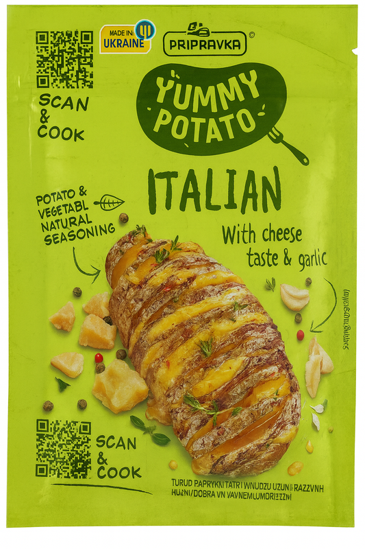 PRIPRAVKA Yummy Potato Italian Seasoning – With Cheese Taste & Garlic