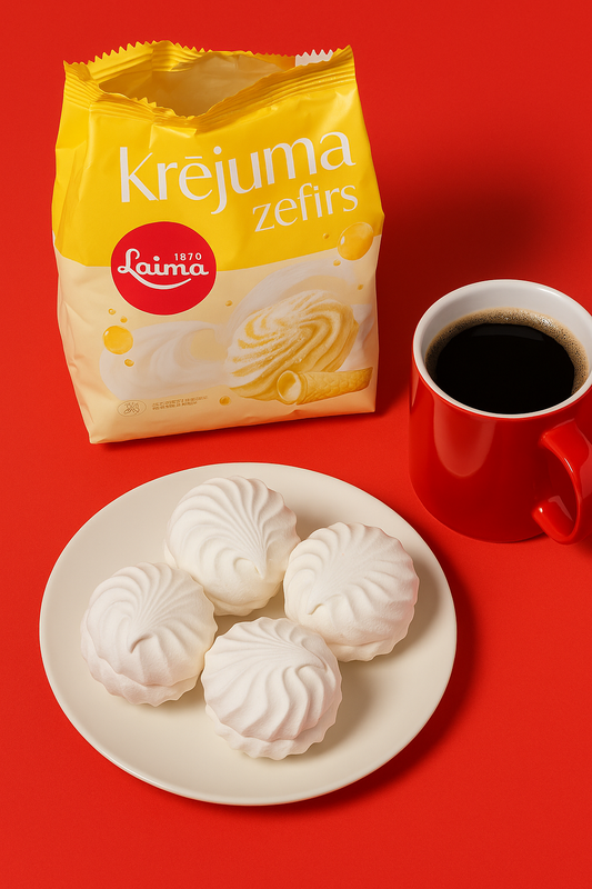 Laima Krējuma Zefīrs – Classic Cream Marshmallow Delight