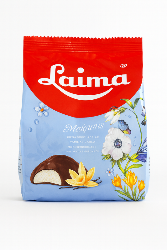 Laima Maigums Zephyr in Chocolate – Vanilla Perfection Covered in Delight