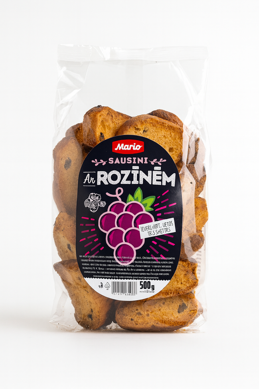 Mario Sausini ar Rozīnēm – Classic Raisin Biscuits